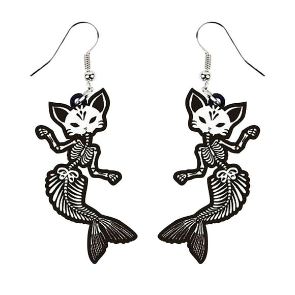 Halloween Earrings Funny Jewelry Pumpkin Spider Bat Ghost Ear Hook Earrings