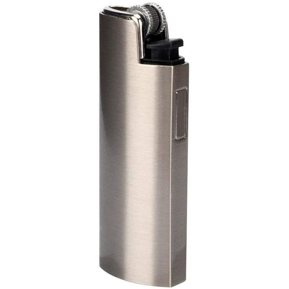 Lighter Classic Refillable Butane Gas,Vintage Retro Portable Grinding Wheel Cigarette Refillable Lighters for Men &Women Gift(Without Gas)