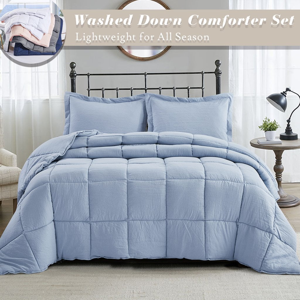 Hypoallergenic Ocean World 3 Pieces Comforter Set Breathable Ultra Soft Quilt 