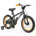 thumbnail image 1 of Costway 16-Inch Kid's Bike for 4-7 Years Old with Adjustable Saddle & Anti-slip Handlebar Black, 1 of 10
