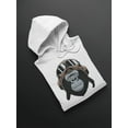 thumbnail image 3 of Gorilla Pilot Hoodie Men -Image by Shutterstock, Male Small, 3 of 4
