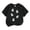 AB454 Black, variant on Bainana Girls Halloween T-Shirts Size 4-5 Years Fashion Ghost Print Short Sleeve Tees Halloween Outings Clothes Black