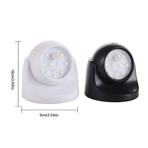HIBIBUD Battery Operated Motion Sensor Spotlight,Wireless Led Flood Light Indoor Outdoor,Super Bright Waterproof Security Lighting,Motion Uplight for Wall Front Door Shed Hallway