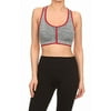 Sassy Apparel Womens Gym Athletic Workout Compression Sports Bra (Large/X-large, Black)