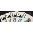 thumbnail image 3 of Card game spades royal flush closeup - 20"x60" canvas - Print on demand, 3 of 5