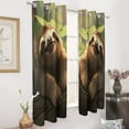 thumbnail image 2 of Sloth Modern Window for Living Room Curtains for Child Bedroom Kitchen Decor Blinds Drapes, 2 of 7