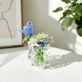 thumbnail image 1 of Klonfd Glass Bird With Vase Day Bouquet Home Fingertip Bird Bouquet Glass Desktop Glass Handicrafts, 1 of 5