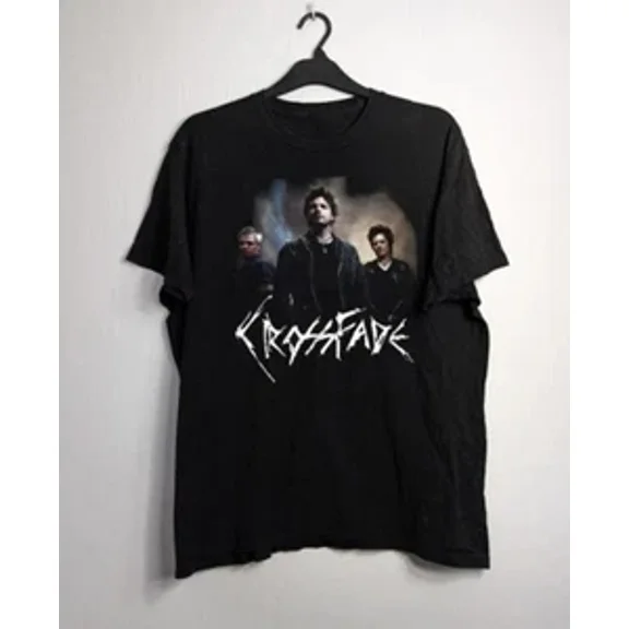 RARE CROSSFADE BAND BLACK 100% COTTON SIZE S TO 5XL SHIRT