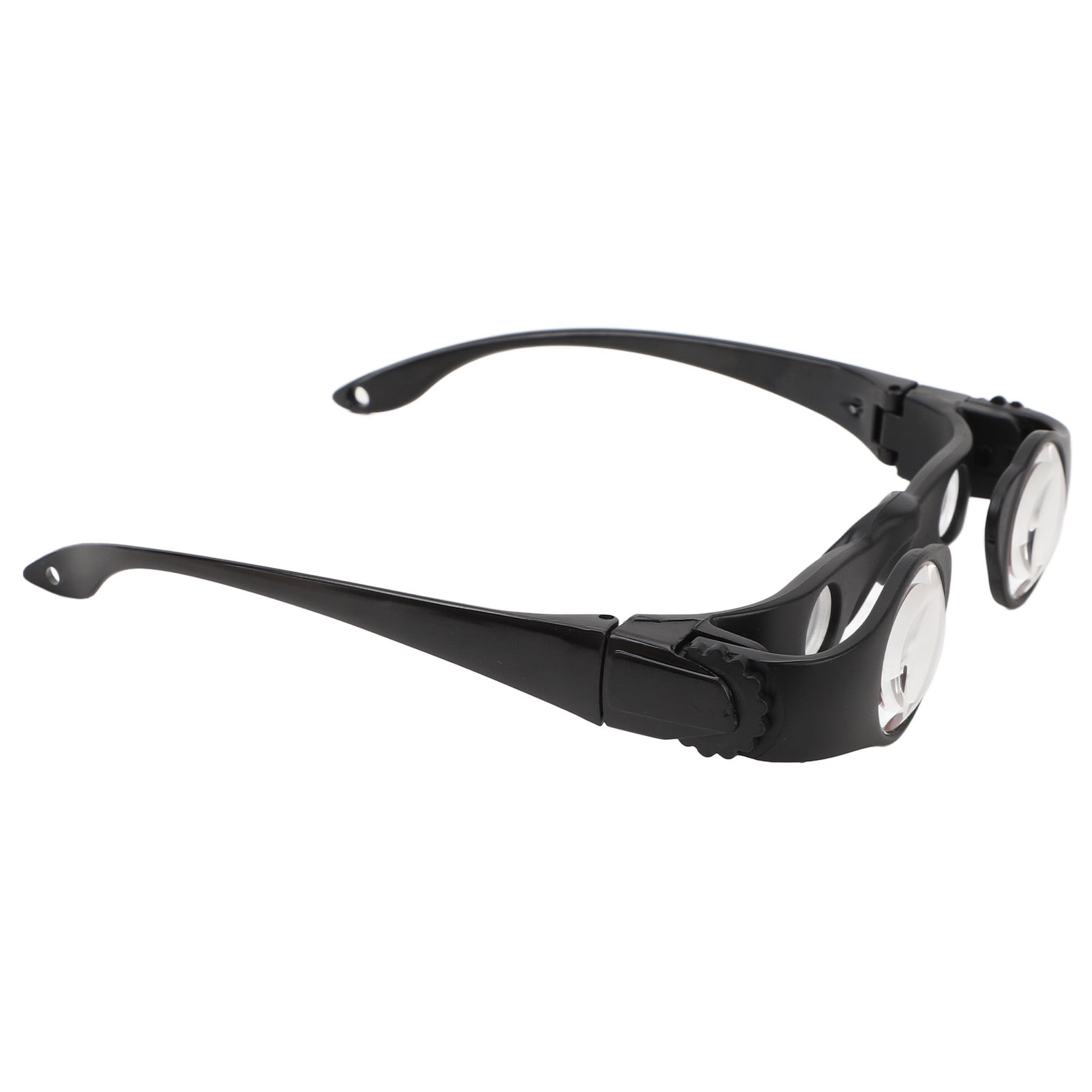 Fishing Binocular Glasses Hands Free 8x Zoom Manual Focus HD Green Film Ergonomic Nose Rest with CPL Filters Fishing Telescope Glasses for Concert