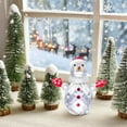 thumbnail image 5 of RuiJiao Clear Glass Crystal Christmas Snowman Ornament for Festive Home Decor and Gift Giving, 5 of 8