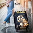 thumbnail image 3 of Happy New Year Cocker Spaniel Welcome 2025 Balloon Firework Party Travel Luggage Cover Cockers Dog Lover Gifts Suitcase Dust Protective Decor - 01014, 3 of 5