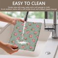 thumbnail image 4 of Placemat, Pioneer Flower Floral Print Pattern Place Mats Table Mat Set Of 2, PVC Washable Placemats for Party Kitchen Dining Decoration, 18x12 Inch, Fade Resistant, 4 of 6
