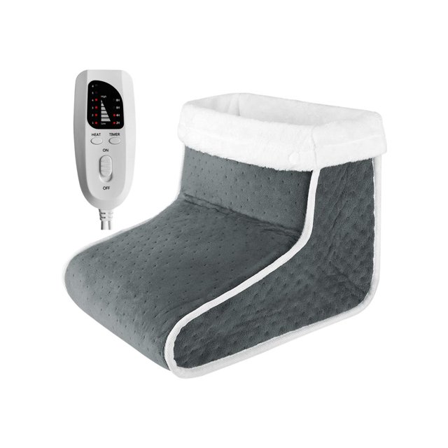 Electric Heated Foot Warmer Foot Heating Pad for Men and Women with Fast Heating Technology Heating Pad Auto Shut-Off with Timer Levels Setting
