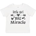 thumbnail image 3 of Inktastic Little Girl, Big Miracle Girls Toddler T-Shirt, 3 of 5