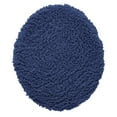 thumbnail image 4 of Better Trends 18"x20" Premium Toilet Lid Cover 100% Cotton Tufted Bathroom Rug Water Absorbent Reversible Machine Washable Navy - Lux Collection, 4 of 4