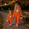 thumbnail image 4 of Grblisyd Kids Soft Flannel Onesie Sleepwear Hooded Full Body Halloween Sleep Jumpsuit Cute Ghost Print Loungewear for Boys Girls, 4 of 7