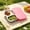 Pink, variant on Meal Prep Container, Stainless Steel Portable Bento Carrier with Silicone Airtight Lid for Commute Office Daily Use