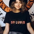 thumbnail image 3 of For God So Loved The World Shirt | John 3:16 Christian Bible Verse Tee , Dark Heather, Size 3XL, 3 of 6