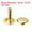 Gold Tone, variant on 50 Sets Leather Rivets 9mm Double Cap Rivets 8mm Height Studs Bronze Tone