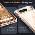 thumbnail image 4 of JETech Case for Google Pixel 8 6.2-Inch 2023, Non-Yellowing Shockproof Bumper Protective Phone Cover, Anti-Scratch Hard PC Back (Clear), 4 of 6
