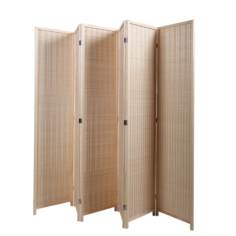 Kadyn Partition Room Separators for Bedroom, 6 Ft. Foldable Panel Partition Wall Divider for Dining Room, Room Divider Privacy Screen, Natural Kadyn Partition Room Separators for Bedroom, 6 Ft. Foldable Panel Partition Wall Divider for Dining Room, Room Divider Privacy Screen, Natural