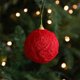 thumbnail image 5 of Hogar y cocina, Decoración del hogar, Decoración navideña, Bolas de espuma navideñas de tela Stickys, bolas colgantes con diseño de árbol de Navidad para ventana, bolas decorativas colgantes, bola de, 5 of 6