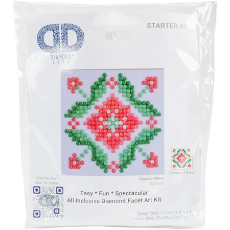 Diamond Dotz Passion Flower Starter Kit (Best Starter In Diamond)