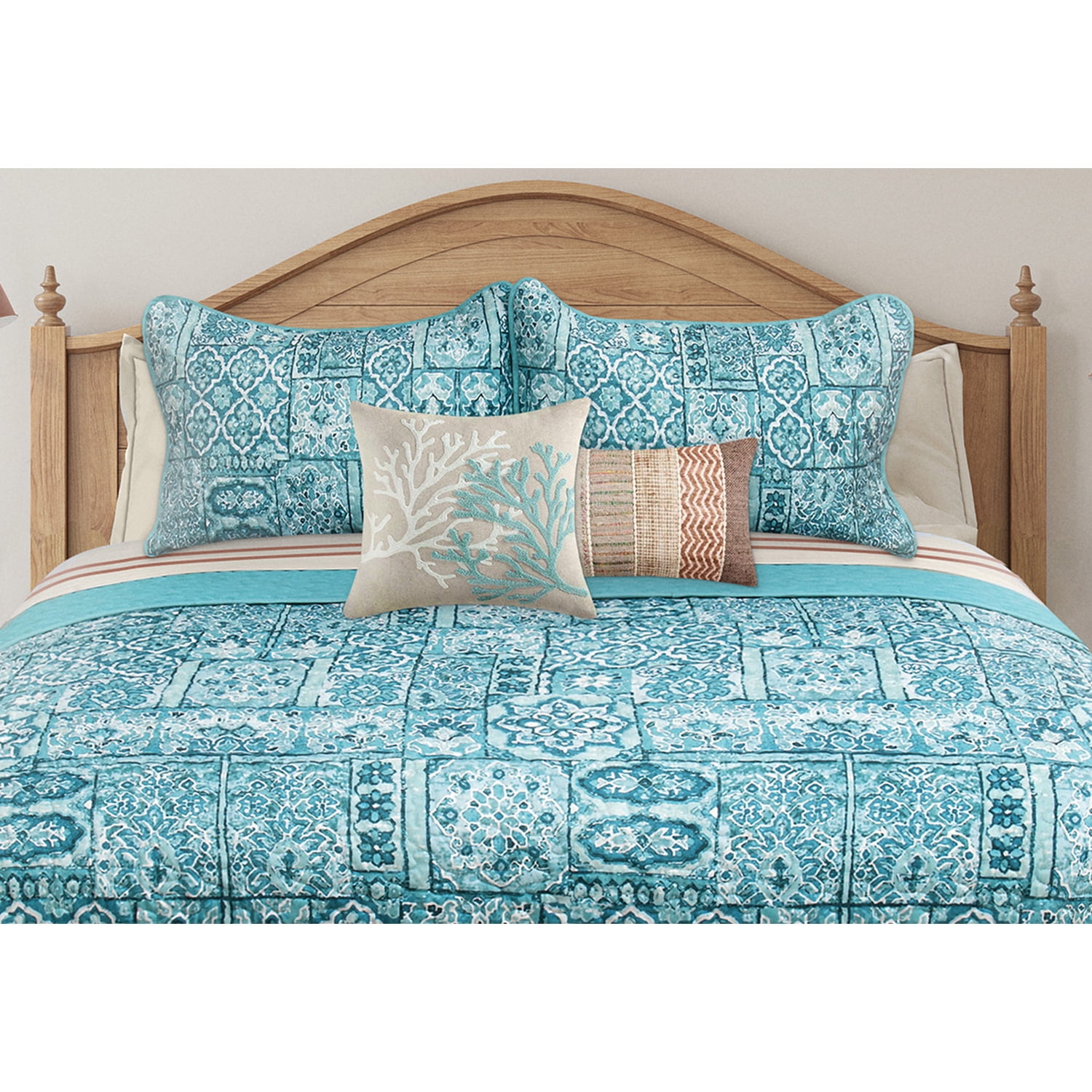 Safdie & Co. Quilt 3PC Set DQ Lisbon