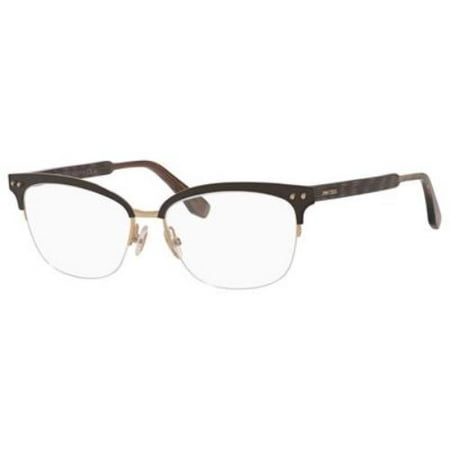 - JIMMY CHOO Eyeglasses 138 0LYE Matte Brown 53MM