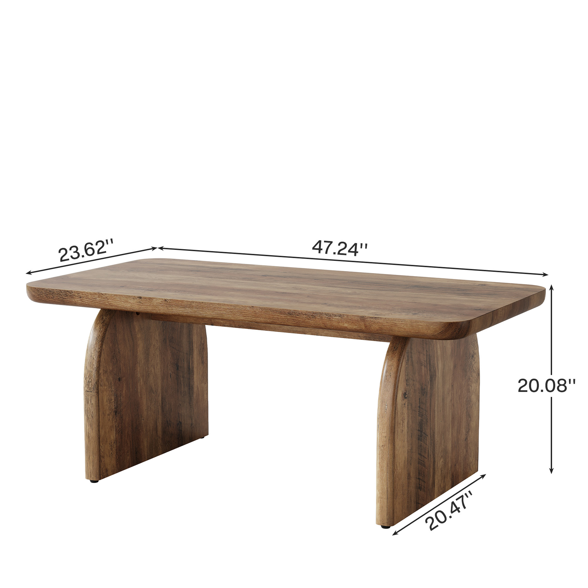 MAYEERTY Versatile Low-Profile Table for Coffee, Tea & Cocktail Use
