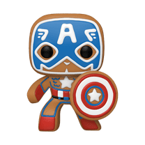 Funko Pop! Marvel: Holiday - Captain America Vinyl Bobblehead