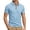 Sky Blue, variant on Mens Polo Shirts Short Sleeve with Button Basic Summer Shirt Sky Blue Mens Vacation Shirts
