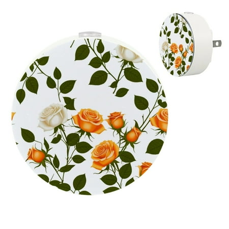 

YZUOUZY Lamp for Bedroom Bedside Lamp Small Lamps Set of 2 Roses Floral Flowers