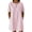 03# Pink, variant on Dress for Women Ihhxva Loose Fit Striped Button with Pockets Relaxed Summer Casual V-Neck Flowy Shift Top Cotton Beach Vacation S-3XL