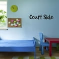 thumbnail image 3 of Boys Courtside Cute Sports Wall Decal Decoration Basketball Court Wall Art Vinyl Mural Decal Lasts Years and Easily Removable - Size: 10 In(W) x 2 In(H), 3 of 5