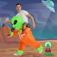thumbnail image 4 of GOOSH 72 inch Alien Halloween Costume for Adults, Blow Up Alien Costume Adult Alien Costume, Funny Men Women Unisex Blow Up Halloween Costumes for Halloween Holiday Party Cosplay, 4 of 7