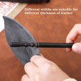 thumbnail image 2 of Leather Wood Edge Slicker Round Flat Styles Burnisher Easy Use To For D, 2 of 8