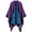 Purple, variant on PIKADINGNIS Women Star Shawl Wraps Poncho Soft Open Front Sweater Cardigan Cape Blanket Scarf