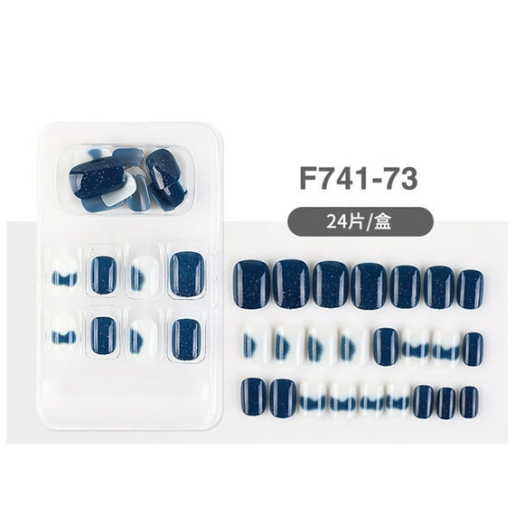 Fiudx Nueva Serie Geométrica de Uñas Postizas, Acabadoo de Uñas Postizas, Parche para Uñas Postizas