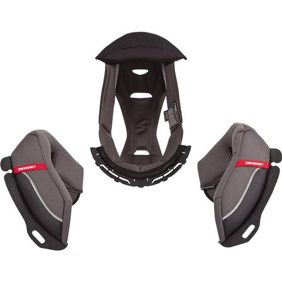 Scorpion EXO-CT220 Helmet Replacement Kwikwick II Liner Set Gray/Black XS