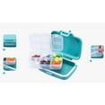 thumbnail image 3 of Pill Case Plastic Portable 6 Grids Pill Organizer Pill Box for Outdoor Travel, 3 of 10
