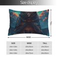 thumbnail image 2 of Kdxio Cotton Pillow Cases 20"x30" Pillowcases,Soft and Breathable Bedroom Pillow Cases-Starry Sky Moon Wolf Leader-No Pillow Core, 2 of 5