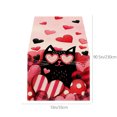 thumbnail image 3 of Boovnll Valentines Day Table Runner, 13x91" Valentine's Day Printing Table Runner, Valentines Table Runner for Holiday Kitchen Dining Table, Party Decor, Valentines Day Decorations, 3 of 7