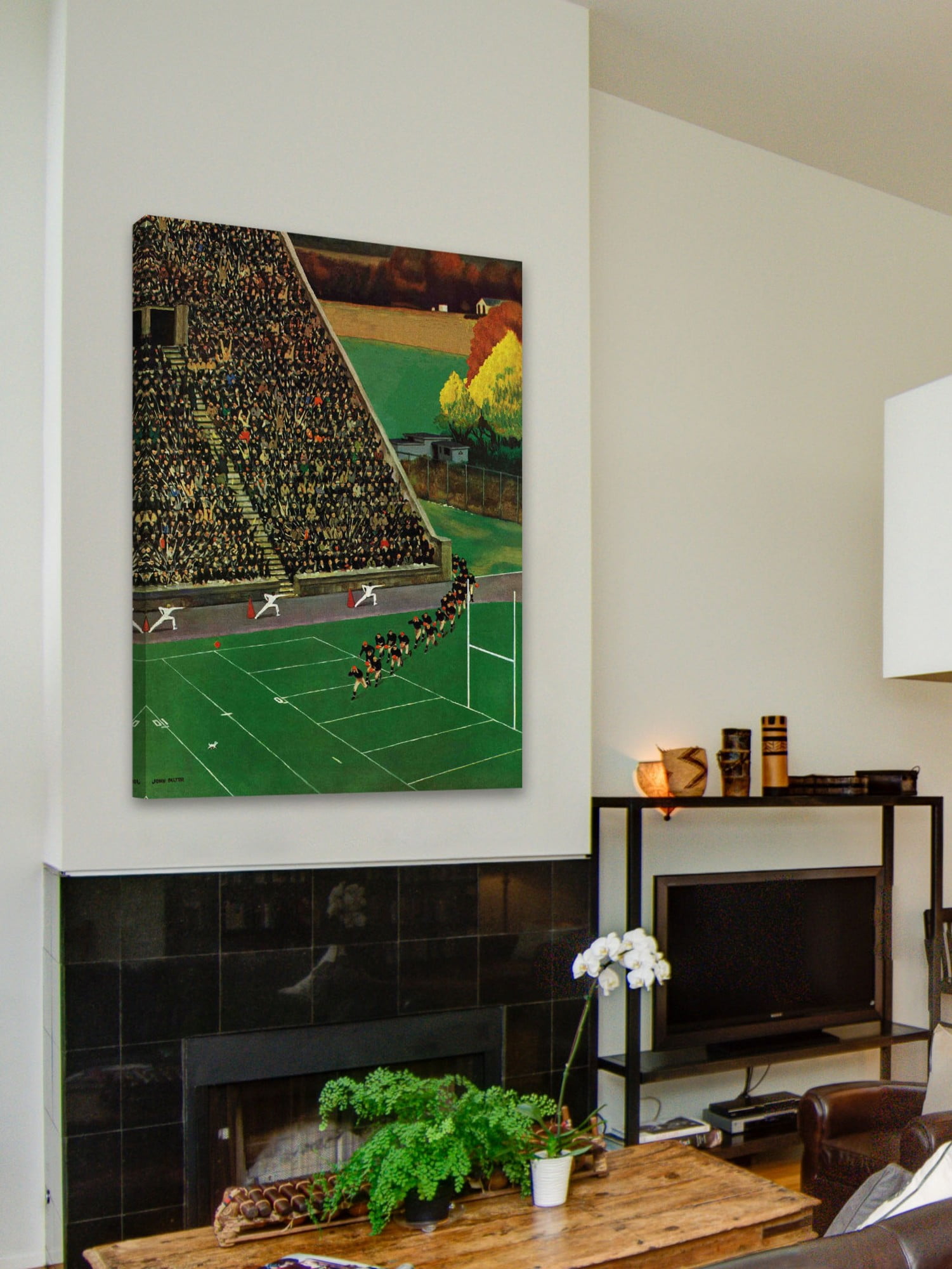 Marmont Hill Onto the Field by John Falter Painting Print on Canvas