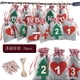 thumbnail image 4 of Bolsas de regalo con calendario de Adviento, 24 unidades de Año Nuevo 2024, decoración navideña, bolsa de regalo para dulces, 4 of 4