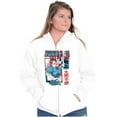 thumbnail image 4 of Street Fighter Chun Li Born Fly Zip Up Hoodie Men's Women's Brisco Brands S, 4 of 6