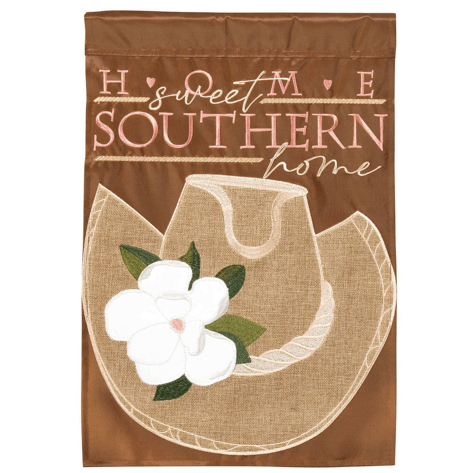 Flag Texas Hat Magnolia Burlap