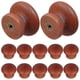thumbnail image 4 of Cabinet Knobs Wooden Drawer Handles For Cabinets Simple Design Furniture Hardware Dark Red 12Pcs Edition 0711, 4 of 5