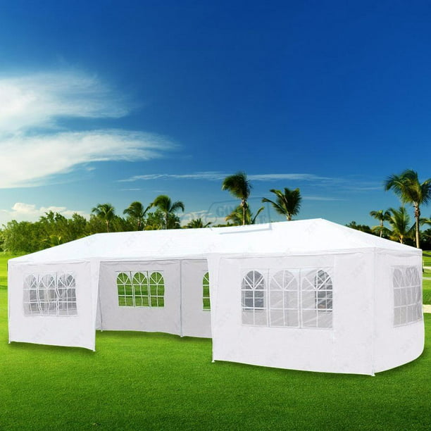 Zimtown 10'x 30' Party Wedding Outdoor Patio Tent w/7 ...