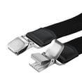 thumbnail image 5 of FEDPOP Men's Heavy Duty X-Back Suspenders with Metal Clips Black, 5 of 7